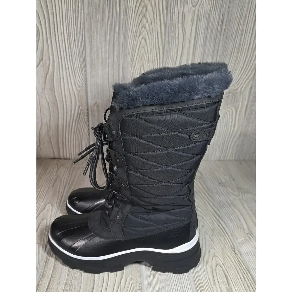 JBU Waterproof Black Winter Boots Womens Size 6 NWT